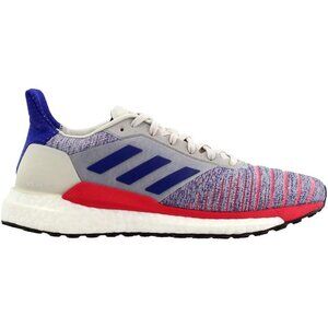 Adidas Womens Solar Glide Running Shoes Raw White/Active Blue/Shock Red‎ Size 11